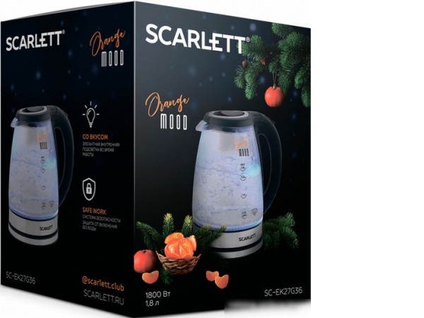 Электрочайник Scarlett SC-EK27G36