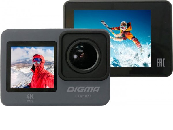 Экшен-камера Digma DiCam 870