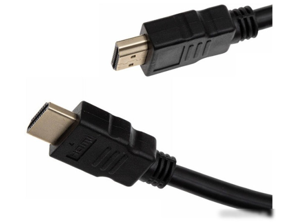 Кабель CACTUS HDMI - HDMI CS-HDMI.1.4-1 (1 м, черный)