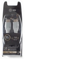 Кабель CACTUS HDMI - HDMI CS-HDMI.2.1-1.8 (1.8 м, серебристый)