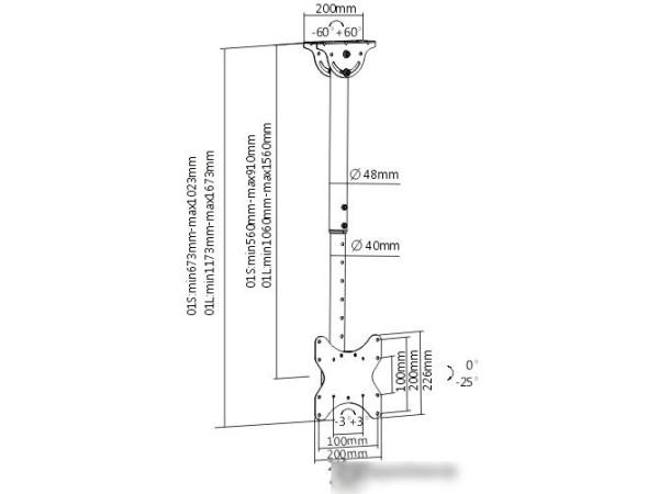 Кронштейн Arm Media LCD-1600