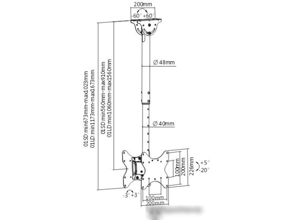 Кронштейн Arm Media LCD-1650