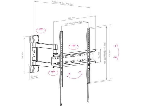 Кронштейн Arm Media LCD-414