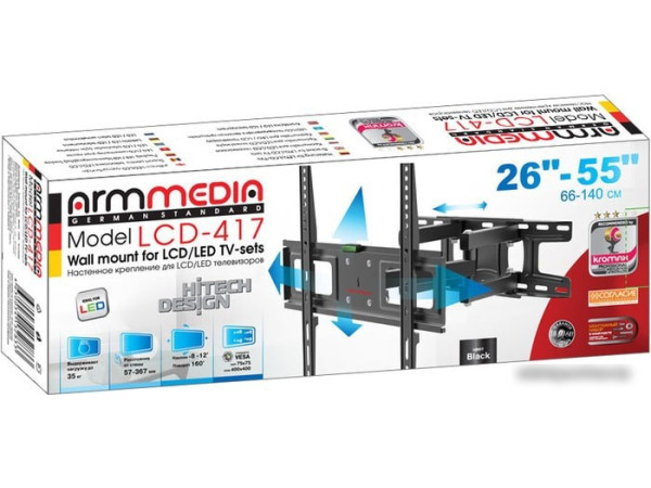 Кронштейн Arm Media LCD-417 (черный)