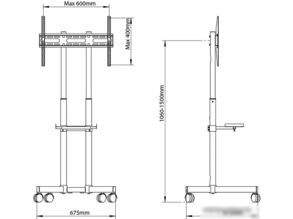Кронштейн Arm Media PT-Stand-7 (черный)