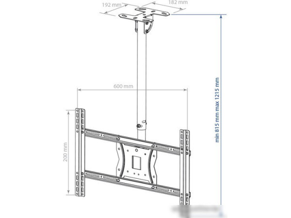 Кронштейн Kromax COBRA-4 (черный)