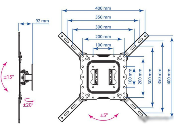 Кронштейн Kromax DIX-16