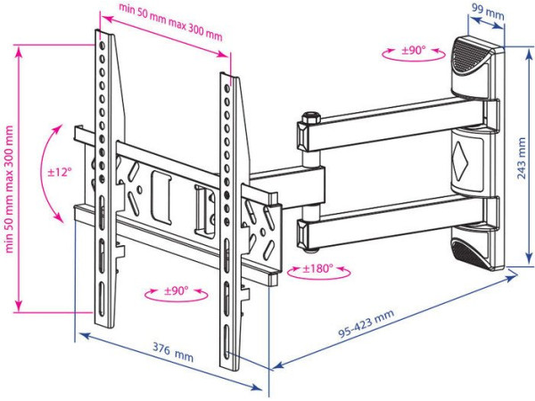 Кронштейн Kromax PIXIS-XS