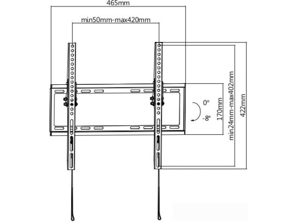 Кронштейн Ultramounts UM832TW (белый)
