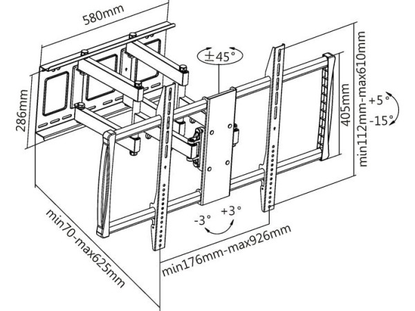 Кронштейн Ultramounts UM914 (черный)