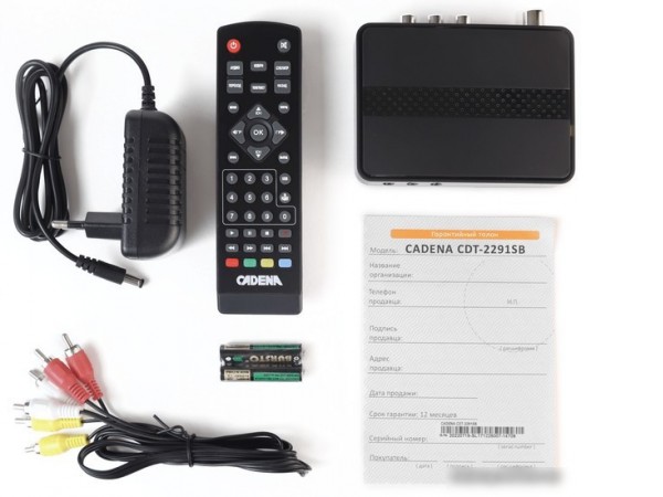 Приемник цифрового ТВ Cadena CDT-2291SB