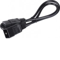 Кабель ITK C13 - C14 PC-C13C14-2M (2 м, черный)