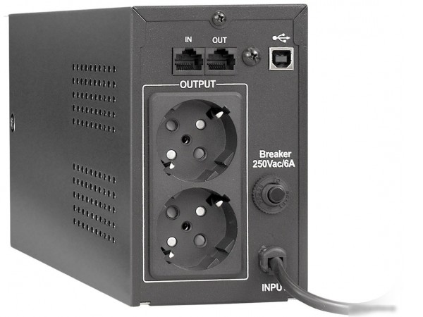 Источник бесперебойного питания ExeGate BNB-850.LED.AVR.EURO.RJ.USB EP285474RUS