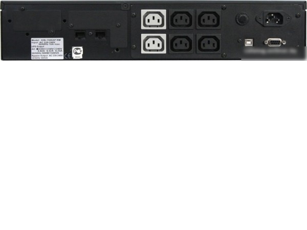 Источник бесперебойного питания Powercom King Pro RM KIN-1200AP LCD RM