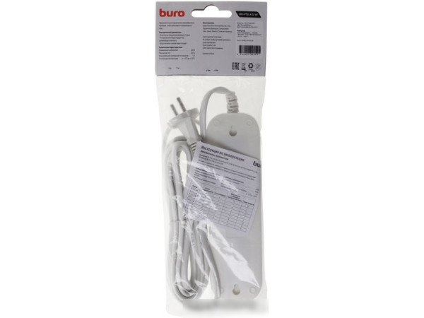 Сетевой фильтр Buro BU-PSL4.5/W
