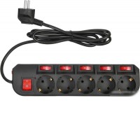 Сетевой фильтр Buro 500SH-1.8-SW-B