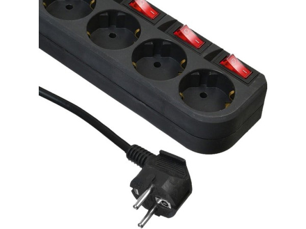 Сетевой фильтр Buro 500SH-1.8-SW-B