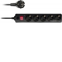 Сетевой фильтр Buro 5 розеток, черный, 3 м [500SH-3-B]