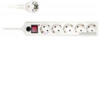 Сетевой фильтр Buro 5 розеток, белый, 3 м [500SH-3-W]