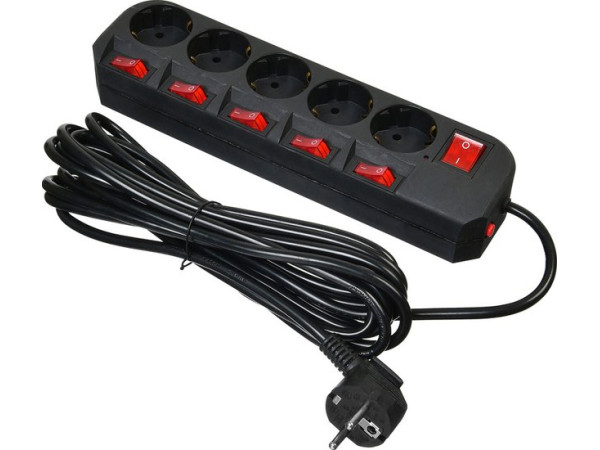 Сетевой фильтр Buro 500SH-5-SW-B