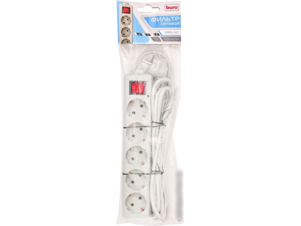 Сетевой фильтр Buro 500SL-3-G