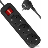 Удлинитель Defender G350 (5 м, черный)