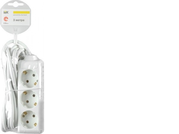 Удлинитель IEK WYP10-16-03-03-Z-N