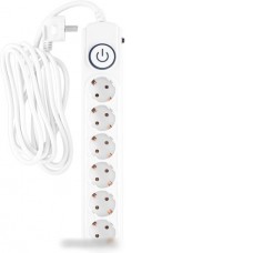 Сетевой фильтр IPPON BK-6-EU-5-10-W (5м, 6 розеток, белый)