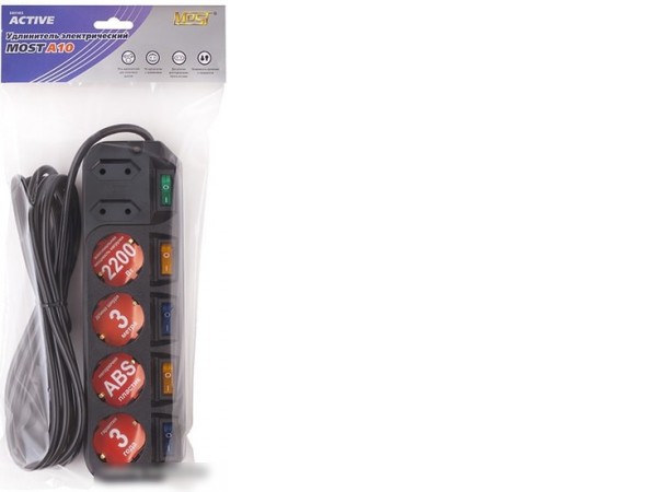 Удлинитель Most А10 3 м (черный)