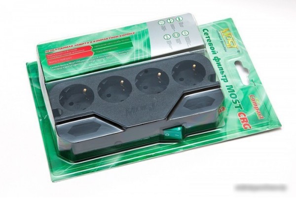 Сетевой фильтр Most CRG 5 м (черный)