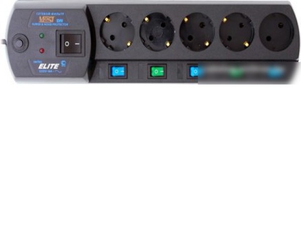 Сетевой фильтр Most EHV 5 м (черный)