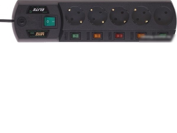 Сетевой фильтр Most ERG 2 м (черный)