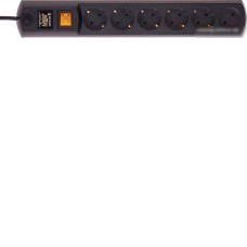 Сетевой фильтр Most H6 5 м (черный)