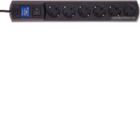 Сетевой фильтр Most HV6 2 м (черный)