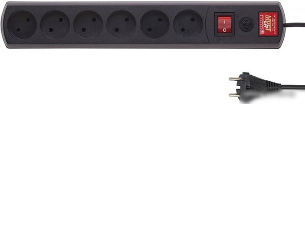 Сетевой фильтр Most LR 3 м (черный)