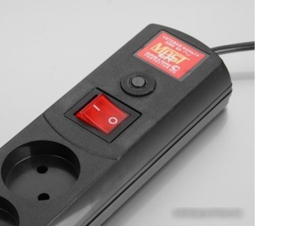 Сетевой фильтр Most LR 3 м (черный)