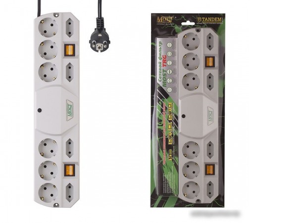 Сетевой фильтр Most TRG 2 м (белый)