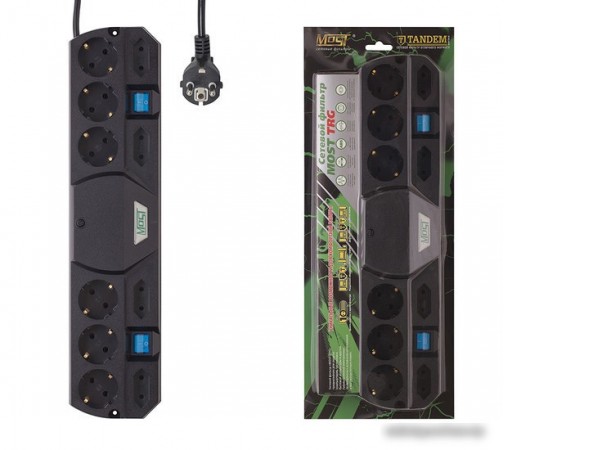 Сетевой фильтр Most TRG 2 м (черный)