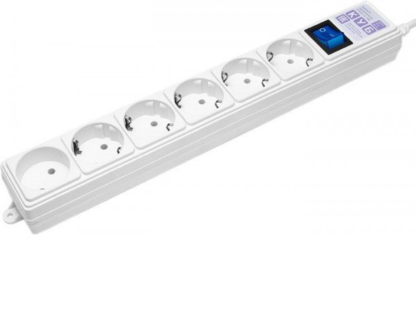 Сетевой фильтр Power Cube Куб SPG(5+1)-16B, 6 розеток, белый [SPG(5+1)-16B-1,9М]