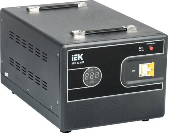 Стабилизатор напряжения IEK HUB 12 кВА IVS21-1-012-13