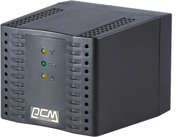 Стабилизатор напряжения Powercom TCA-1200 (черный)