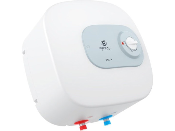 Накопительный электрический водонагреватель над мойкой Royal Clima Delta RWH-D10-FE