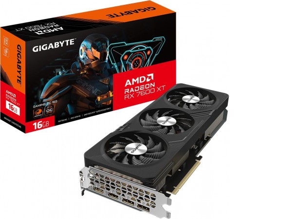 Видеокарта Gigabyte Radeon RX 7600 XT Gaming OC 16G GV-R76XTGAMING OC-16GD