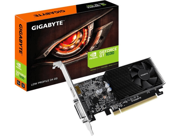 Видеокарта Gigabyte GeForce GT 1030 Low Profile 2GB DDR4