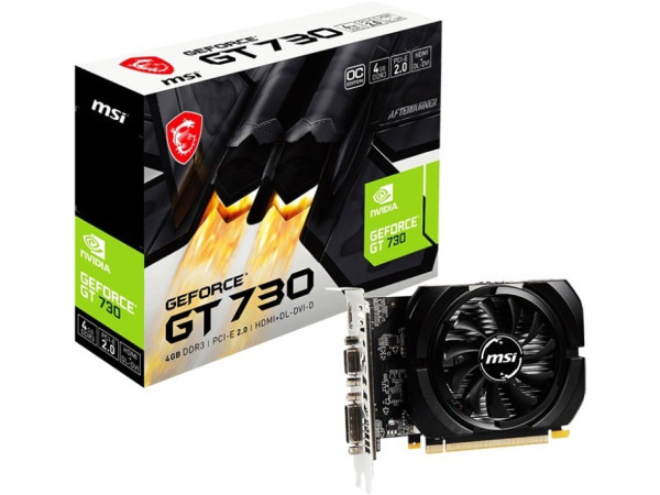 Видеокарта MSI GeForce GT 730 4GB DDR3 N730K-4GD3/OCV1