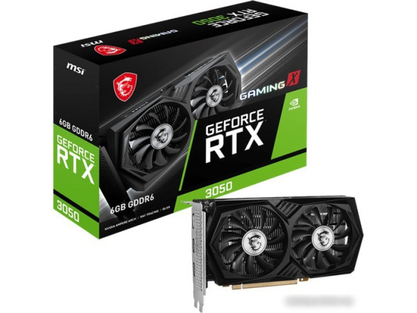Видеокарта MSI GeForce RTX 3050 Gaming X 6G