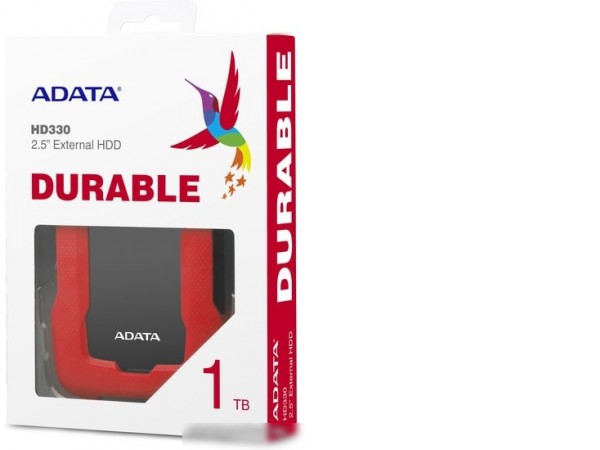 Внешний жесткий диск A-Data HD330 1TB (красный)