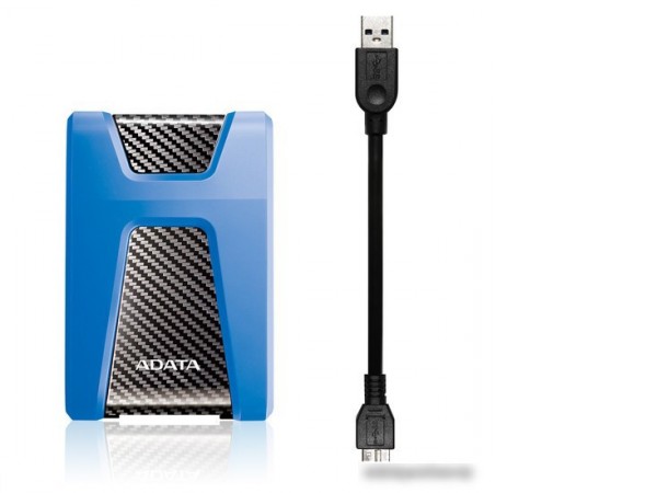 Внешний жесткий диск A-Data DashDrive Durable HD650 1TB (синий)