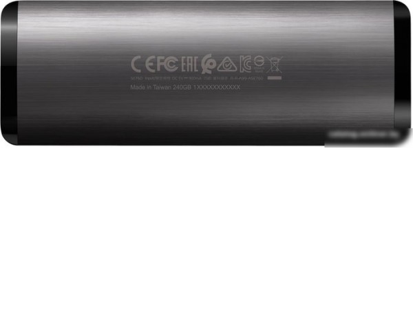 Внешний накопитель A-Data SE760 1TB ASE760-1TU32G2-CTI (титан)