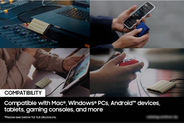 Внешний накопитель Samsung T7 Shield 2TB (бежевый)